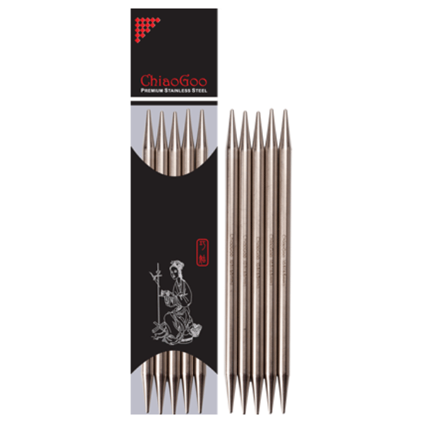 ChiaoGoo Strumpstickor Rostfritt Stål (15 och 20 cm)