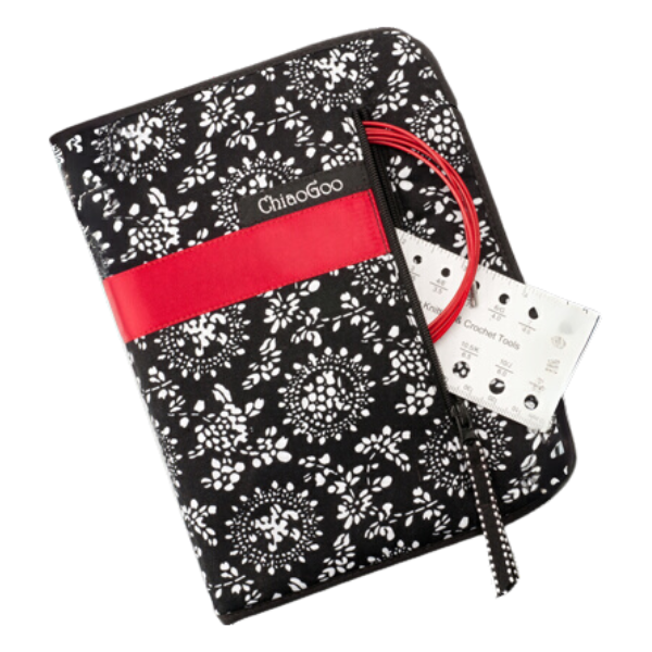 ChiaoGoo Set med Utbytbara Rundstickor Twist Red Lace, Large, 13 cm