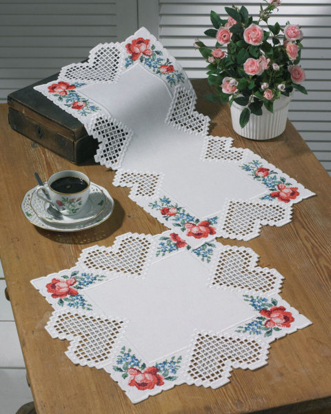 Broderikit Hardanger 42 x 42 cm