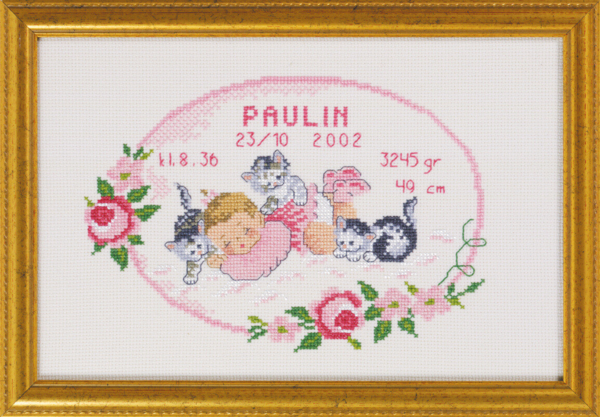 Broderikit Baby Paulin 29 x 19 cm R5425/82