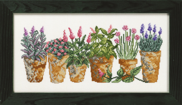 Broderikit Kryddörter 33 x 17 cm R5328