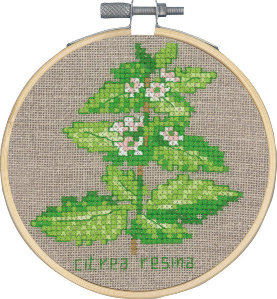 Broderikit Citronmeliss m 5810/10 10 Ø