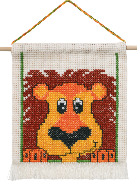 Broderikit MFK Lejon M5119/18 16x18cm