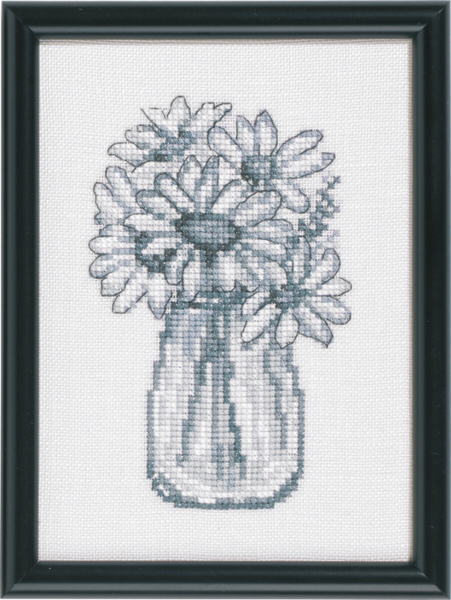 Broderikit Marguerite 12 x 17 cm