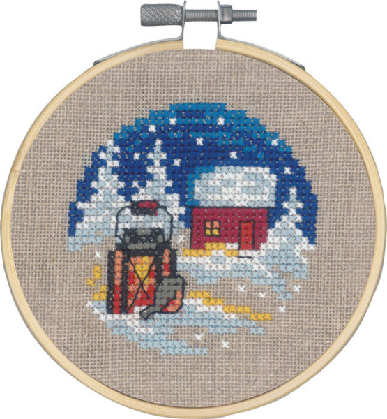 Broderikit Huset i skogen m 5810/10 10 Ø