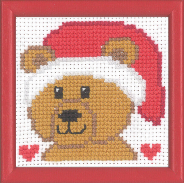 Broderikit Bamse 5950 12 x 12 cm