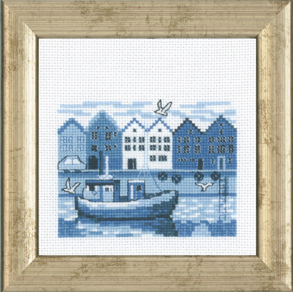Broderikit Hamnen R5995 12 x 12 cm