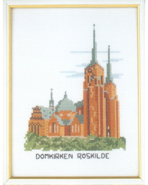 Broderikit Roskilde domkyrka 15 x 20 cm 5611