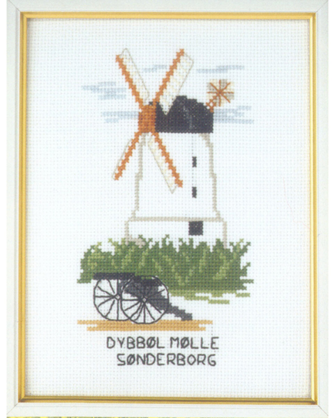 Broderikit Dybbøl mölla 15 x 20 cm 5611