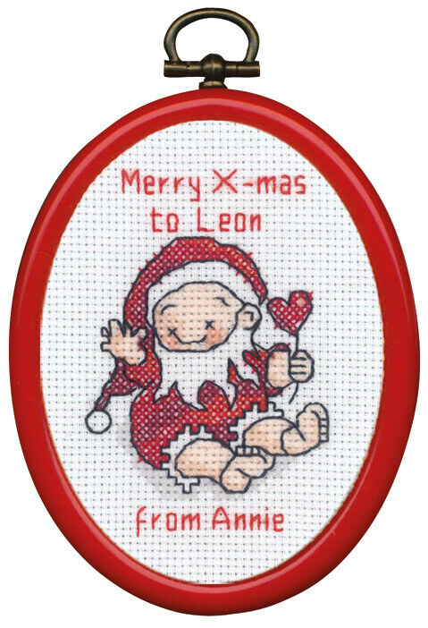 Broderikit Sittande tomte m/5961/30 7 x 9 cm