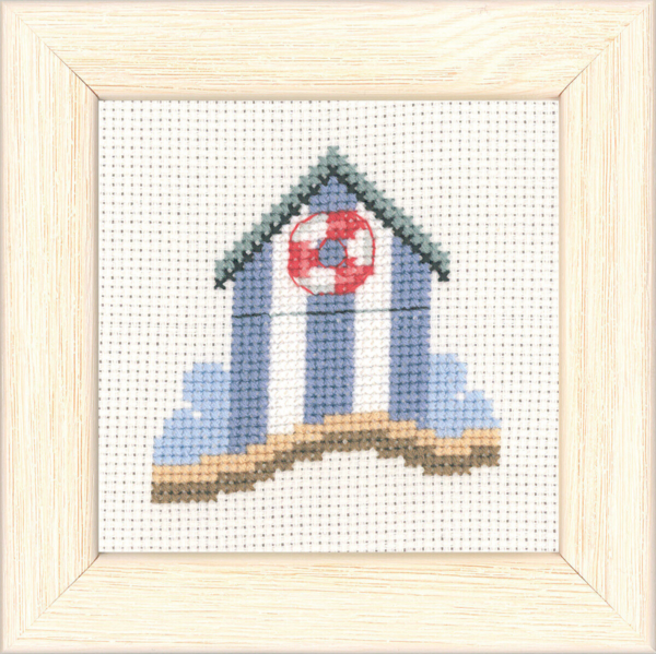 Broderikit Badhus 9x9 cm R5376