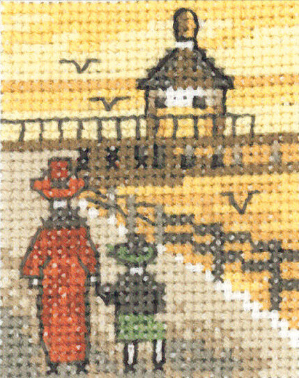 Broderikit Mullvad 5 x 6,5 cm