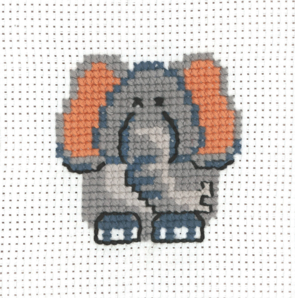 Broderikit MFK Elefant 8 x 8 cm