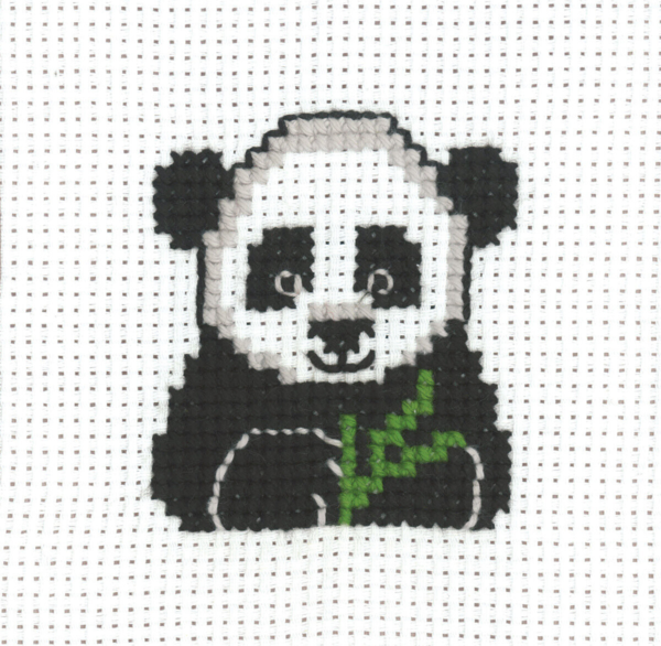 Broderikit MFK Panda 8 x 8 cm