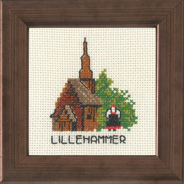 Broderikit Lillehammer 10 x 10 cm R5370