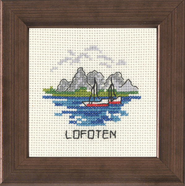 Broderikit Lofoten 10 x 10 cm R5370