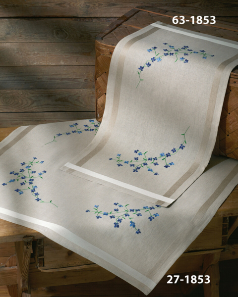 Broderikit Lobelia 80 x 80 cm