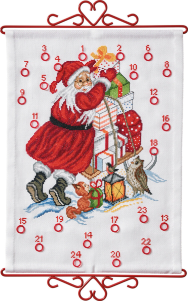 Broderikit Jultomte & gåvor B5125/32 32 x 44 cm