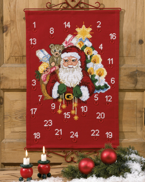 Broderikit Jultomte med säck 60x40 cm 5125/40
