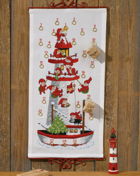 Broderikit Tomte fyren B5125/35 35 x 68 cm