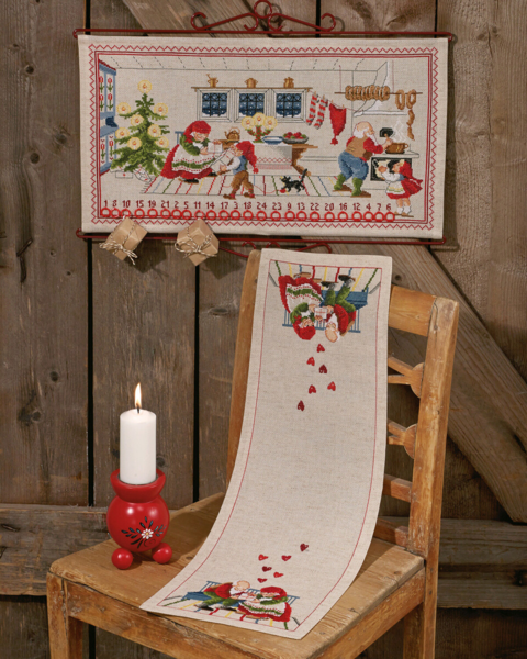 Broderikit Tomte köket B5135/55 55 x 30 cm