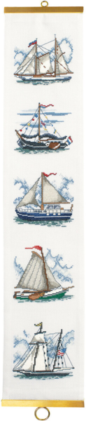 Broderikit Segelbåtar R5159/16 16 x 80 cm