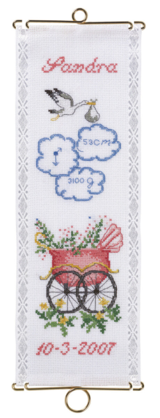 Broderikit Dop Sandra 12 x 35 cm m/5188/12