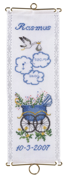 Broderikit Dop Rasmus 12 x 35 cm m/5188/12