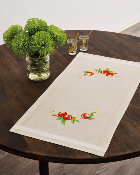 Broderikit Äpplen 40x80cm