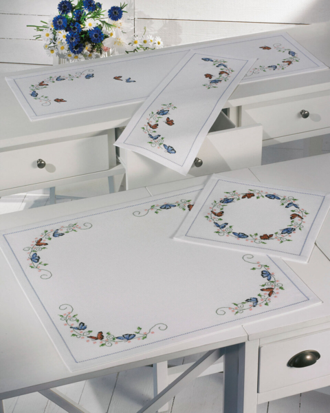 Broderikit Fjärilar 23 x 67 cm