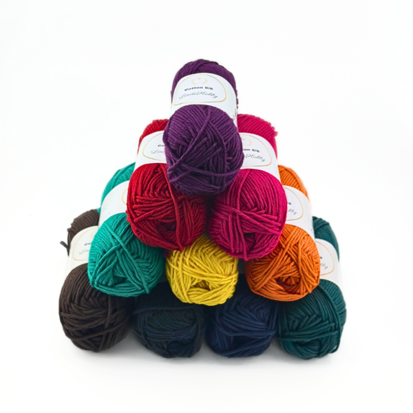 LindeHobby Cotton 8/8 – Autumn Glow, 10 nystan