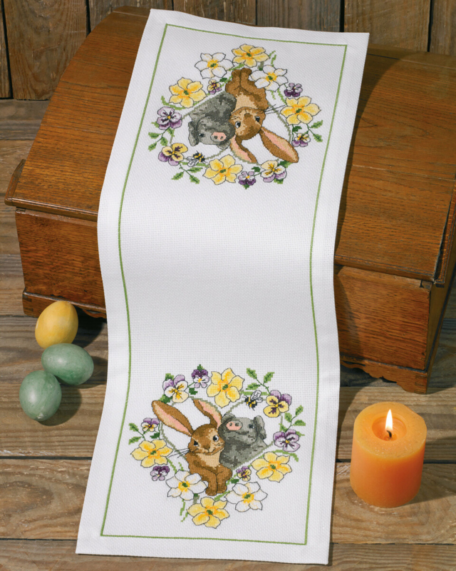 Broderikit Nya vänner 24 x 68 cm