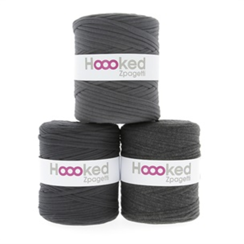 Hoooked Zpagetti 22 Antracite Shades