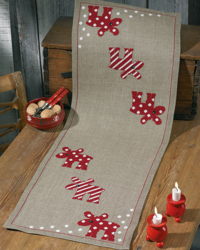 Broderikit Älg 36 x 99 cm