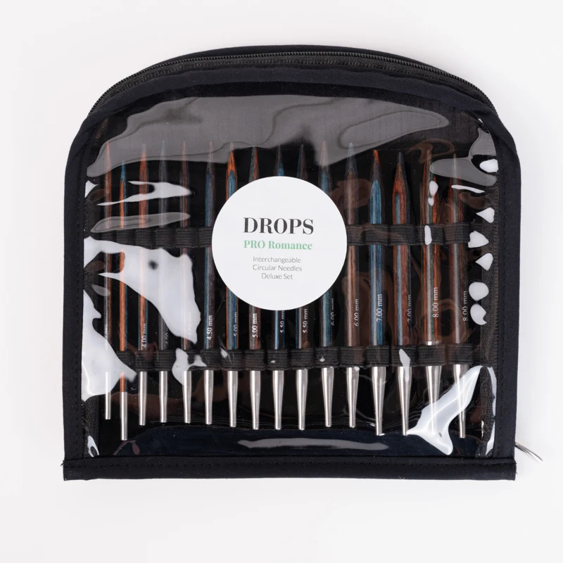 DROPS Pro Romance Utbytbara Rundstickor Deluxe Set