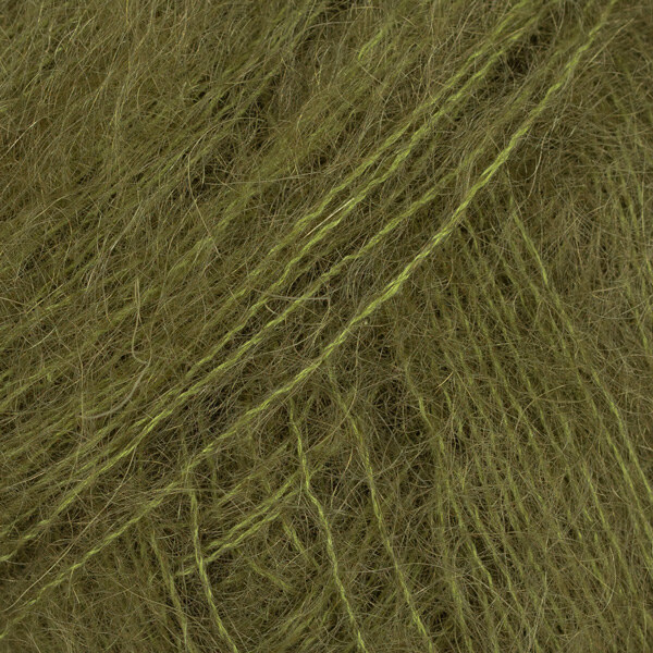 DROPS Kid-Silk 66 Mörk oliv