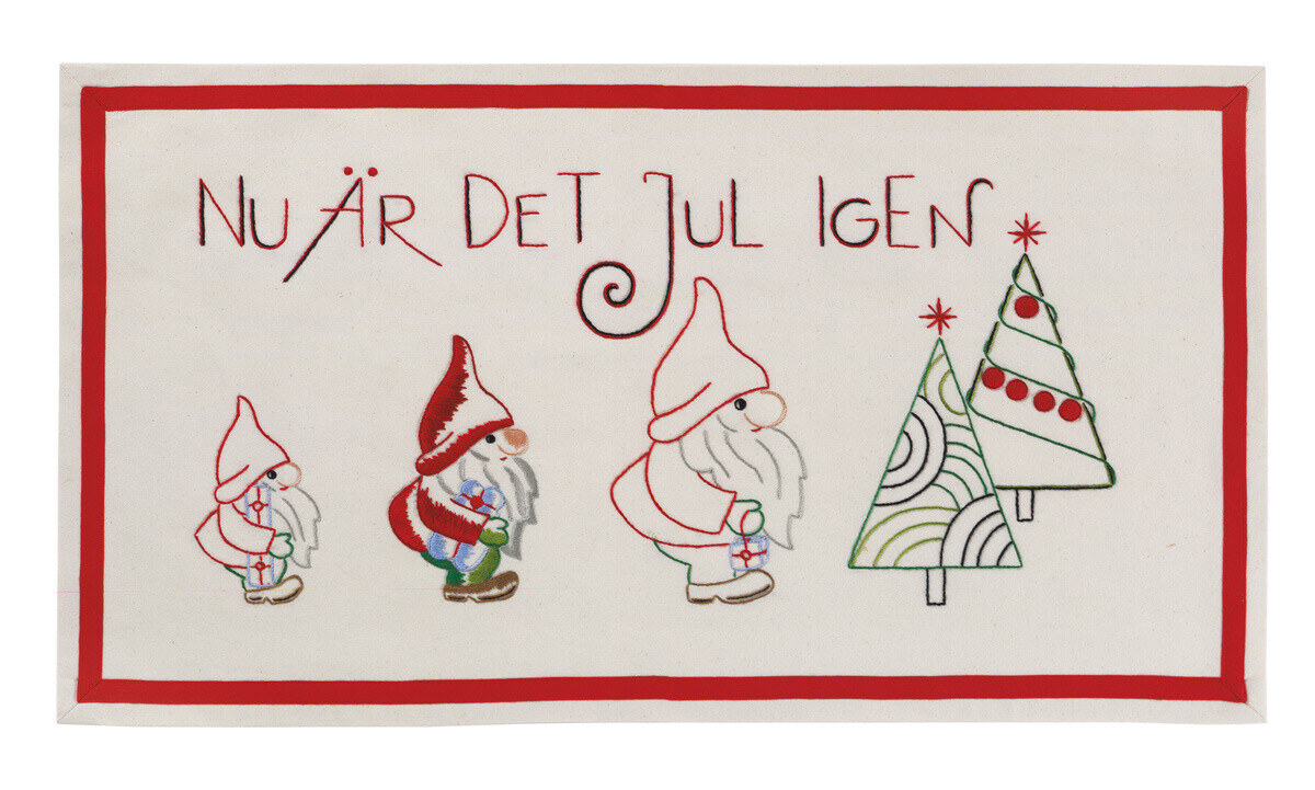 Broderikit Nu är det jul igen... 69 x 37 cm