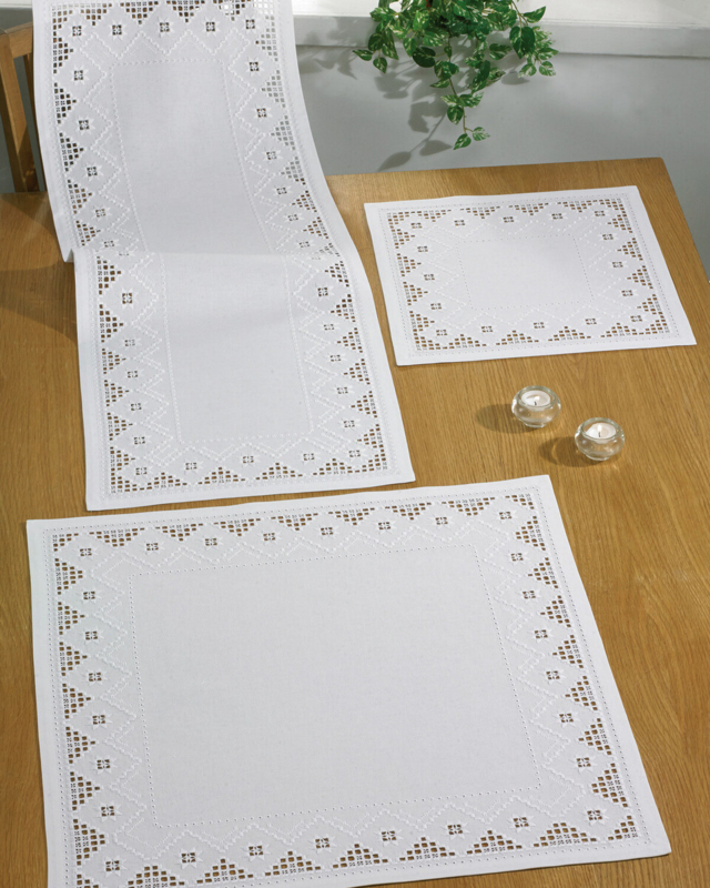 Broderikit Hardanger 41 x 108 cm