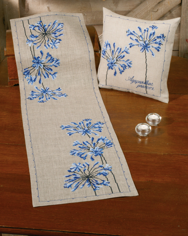 Broderikit Agapanthus 37 x 127 cm