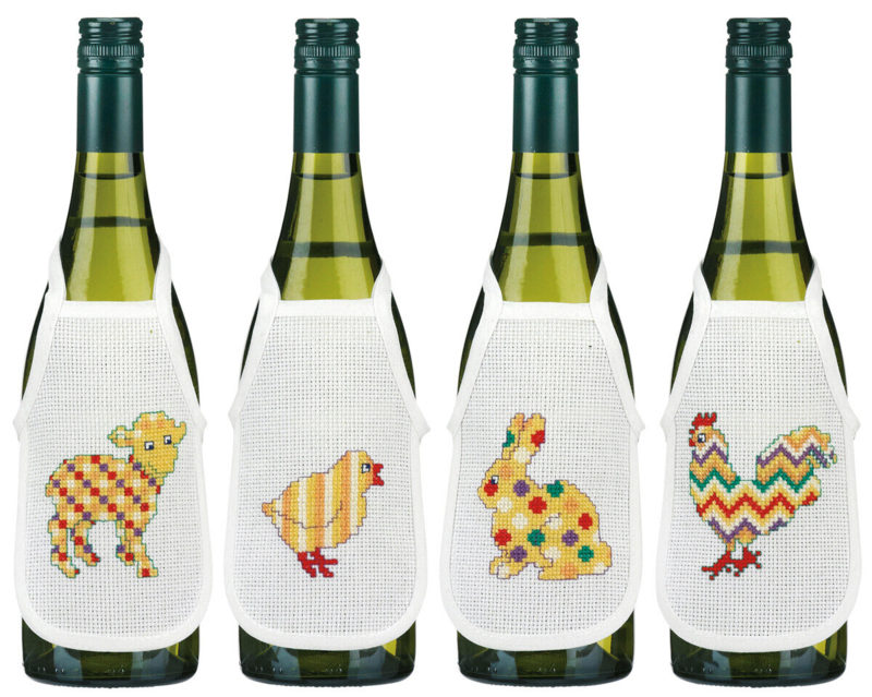 Broderikit Påsk i rutor 10 x 15 cm