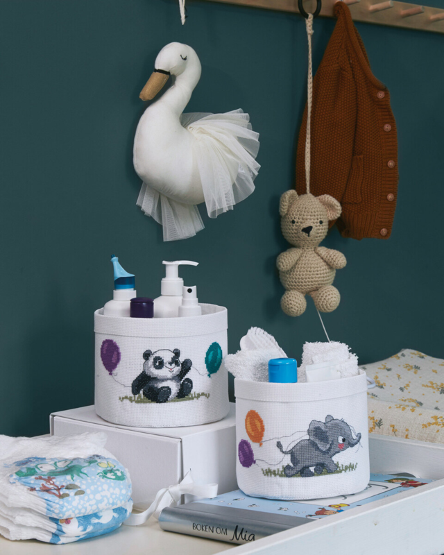 Broderikit Elefant 17 Ø cm