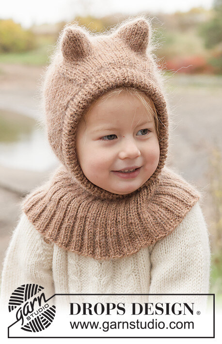 50-1 Forest Cub Balaclava by DROPS Design