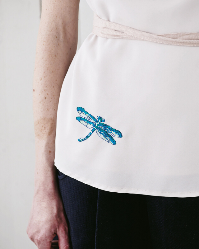 Broderikit Trollslända 7 x 9 cm