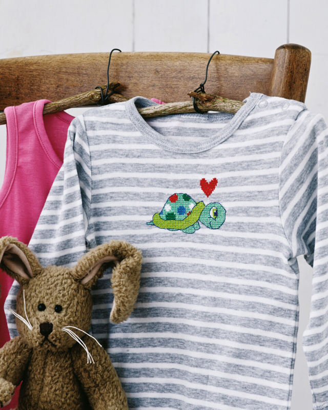 Broderikit Sköldpadda 7 x 9 cm