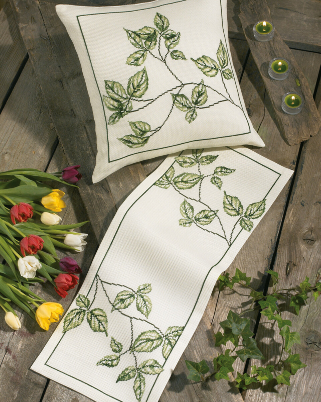 Broderikit Kvist löpare 39 x 39 cm