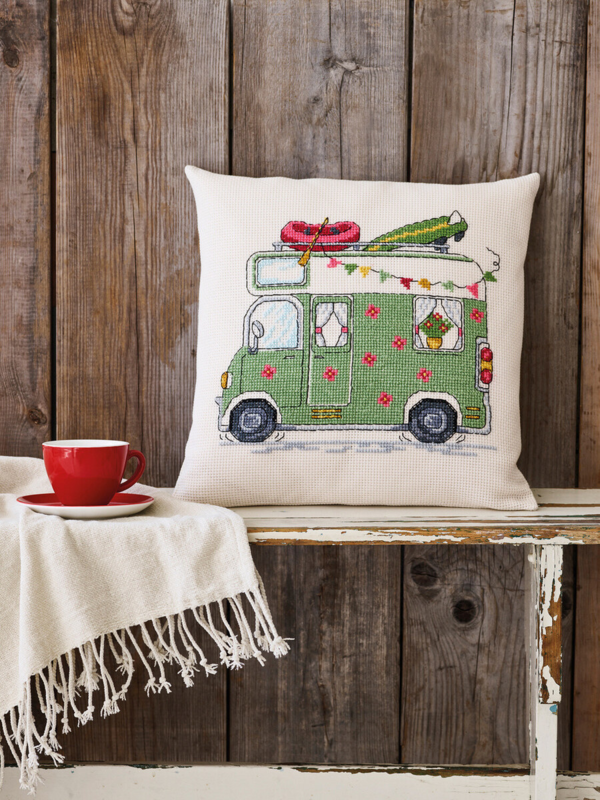 Broderikit Husbil 40 x 40 cm