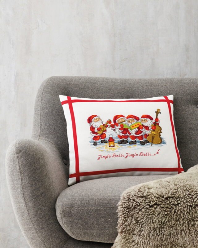 Broderikit Tomteorkester 45 x 35 cm