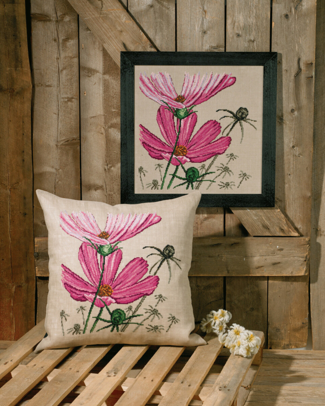 Broderikit Prästkrage 60 x 60 cm