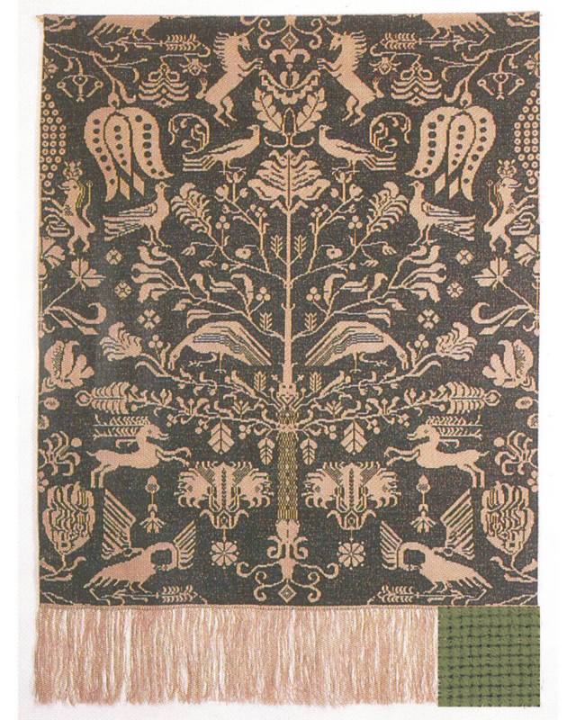 Broderikit Beidewand Ljusgrön 101 x 140 cm