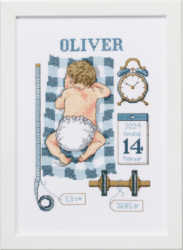 Broderikit Dopminne Oliver 21 x 30 cm